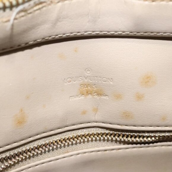 LOUIS VUITTON Monogram Vernis Houston Hand Bag Beige - Picture 13 of 15